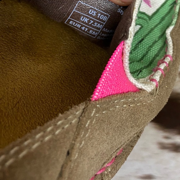 Cactus print ariat cruisers/loafers shoes - Picture 3 of 4